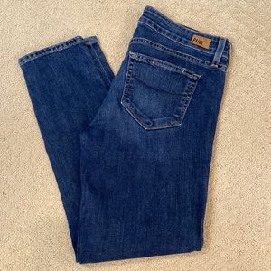 Paige crop jeans